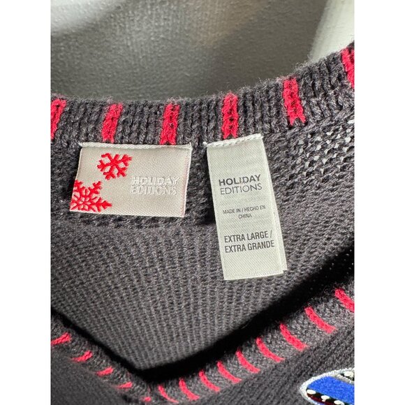 Holiday Editions Women XLarge black Christmas Sweater Vest - Picture 5 of 15